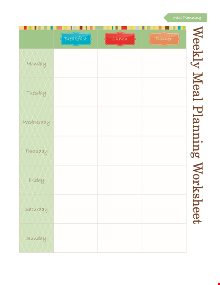 frugal meal plan template | save money with huffstetler's plan template