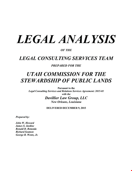 legal case analysis format template