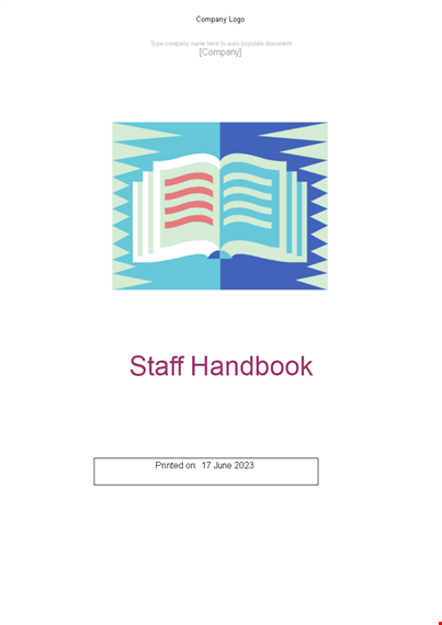 employee handbook template - create policies for your company | download now template