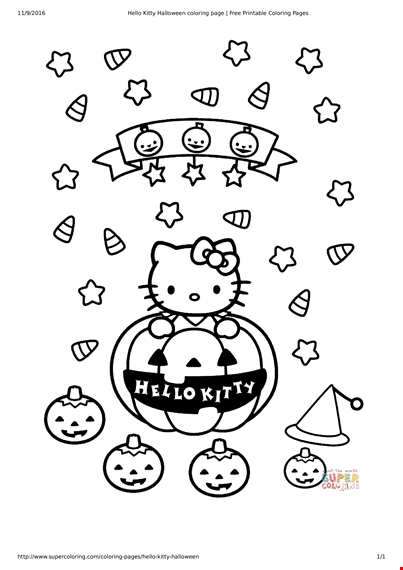 hello kitty christmas coloring page template