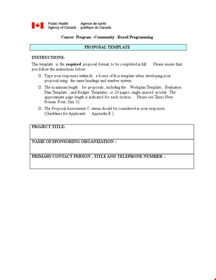 project proposal template - streamline your evaluation & activities template