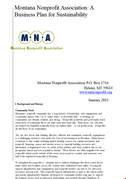 nonprofit budget template for creating community-driven solutions | montana nonprofits template