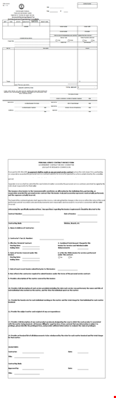 professional invoice template for contract service matter template