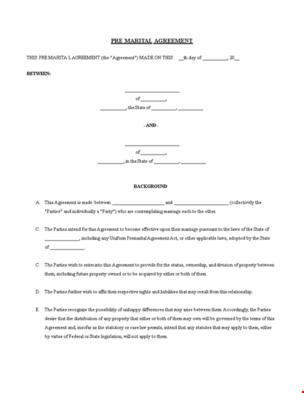 cohabitation agreement template | protect your property with an agreement | state-specific | parties template