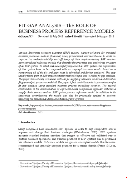 fit gap analysis pdf template template