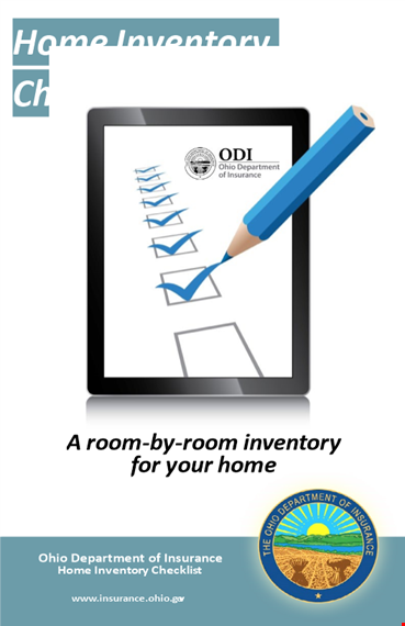 organize your home inventory with purchase descriptions and item details template