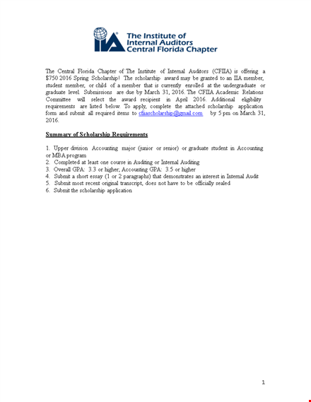 scholarship application template - apply for scholarships, audit amounts, and more template