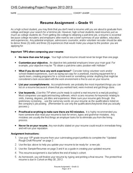 high school student resume template download template