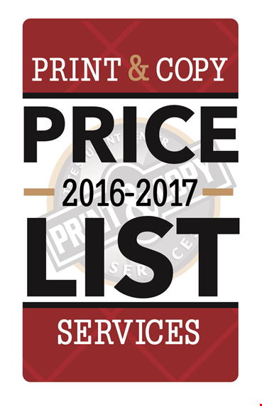 double sided black paper price list - get affordable price lists template