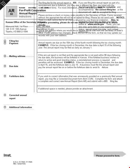 corporate annual | state corporation | kansas template