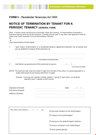 lease agreement termination letter template template