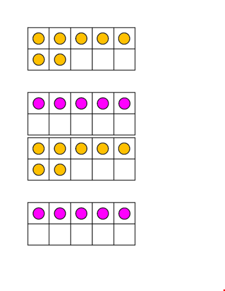 ten frame template for mathematics practice | free printable pdf template