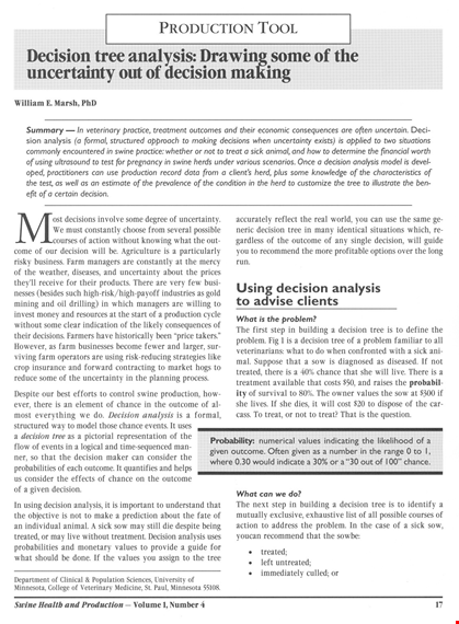 decision tree analysis template template