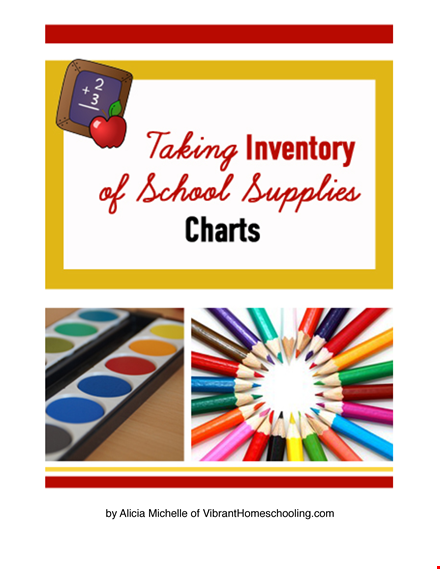 school supply inventory template