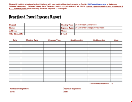 editable expense report template - track expenses easily | company name template