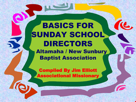 sunday school basics template
