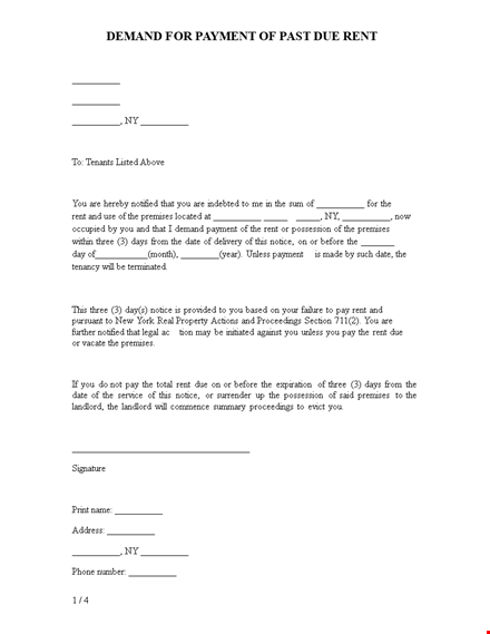 printable landlord eviction notice template