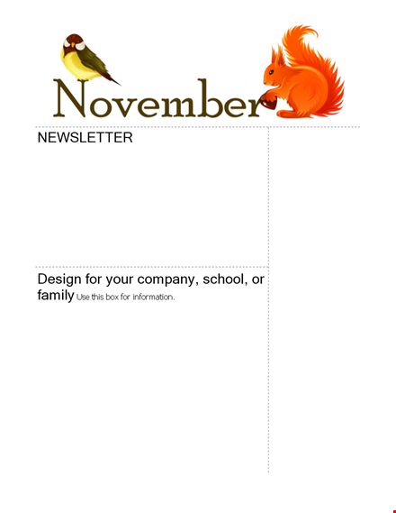 newsletter template - customizable & professional template