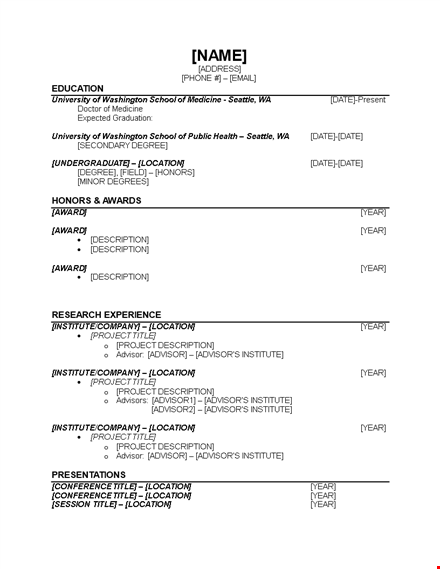 download advisor curriculum vitae template | perfect for any location template