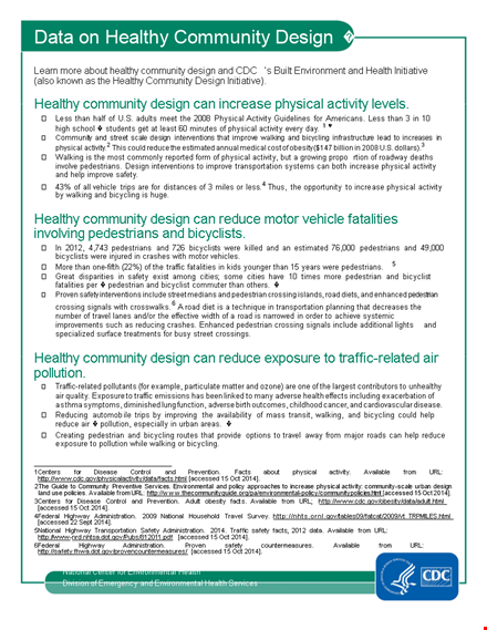 custom fact sheet template - informative design for health & community template
