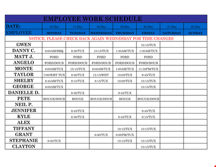 employee work - comprehensive templates for efficient employee work processes template