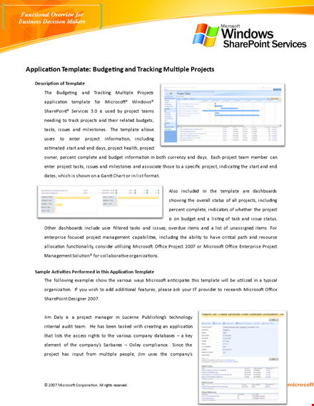 project budget tracking template template