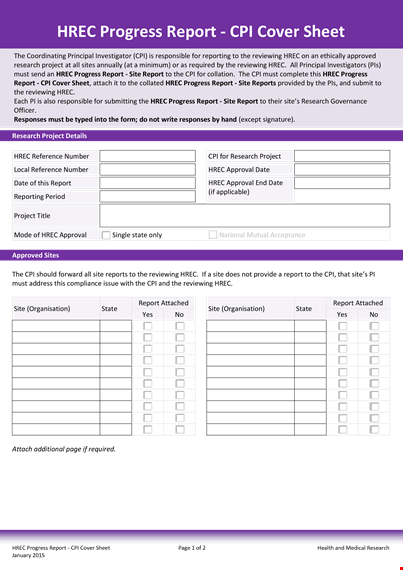 project performance progress report | comprehensive project report template