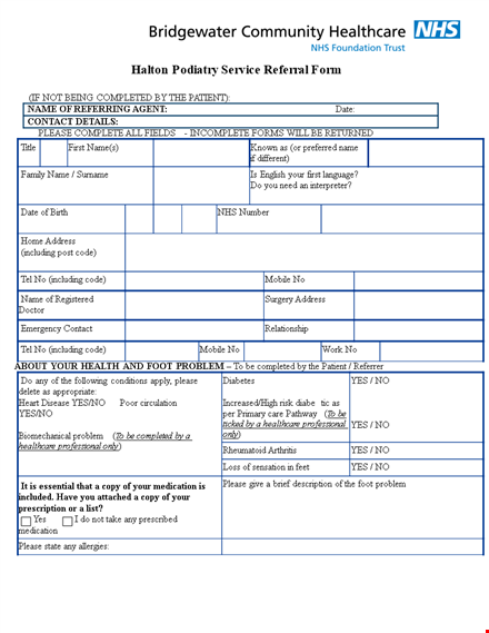 seo and ctr optimized meta title: "effective referral form template in white and black template