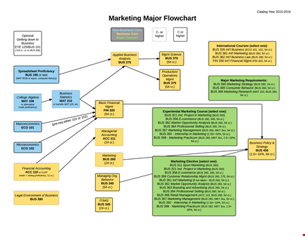 marketing plan flow chart template template
