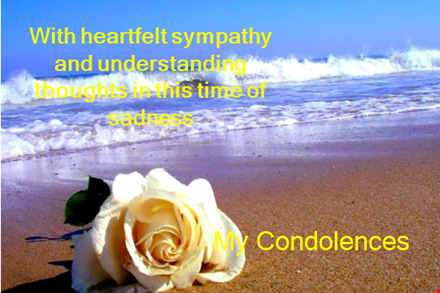 create meaningful sympathy messages with our sympathy message template template