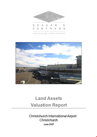 aeronautical development: land assets valuation report template