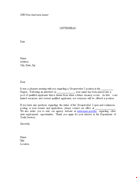 employee application acknowledgement letter template template