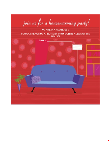 customizable housewarming invitation template | easy-to-use designs template