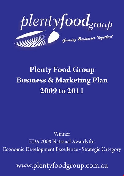 food product marketing plan - boost your industry visibility and answer key questions template
