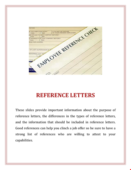 proven reference letter sample for your candidate or applicant template