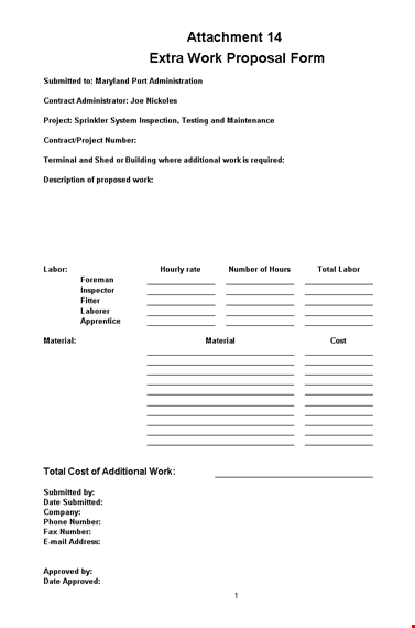 create winning job proposals | project & contract templates template
