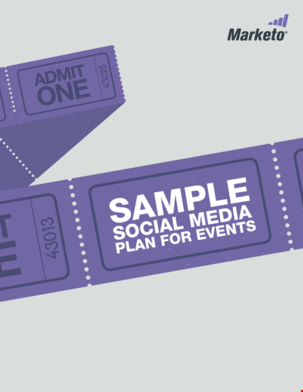 create an effective event social media plan with our template template