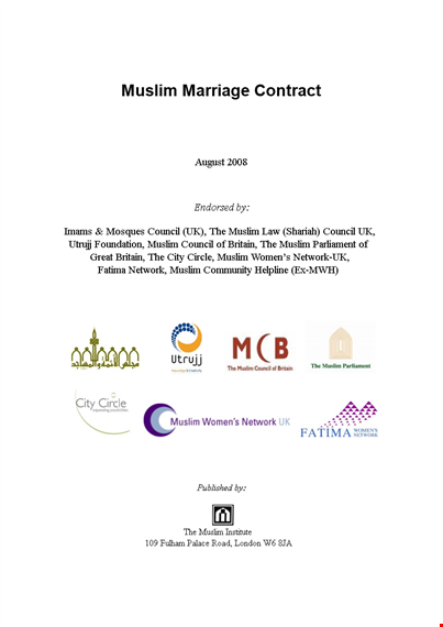 muslim wedding contract template for free download otfozjqhsjn template