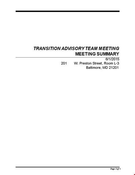 project team meeting minutes template template