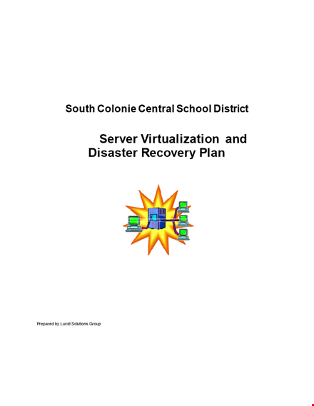 server disaster recovery plan example - protecting your physical and virtual servers template