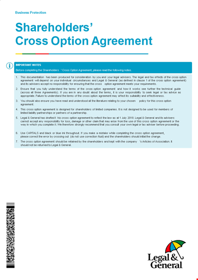 shareholder agreement | protect your business & health options template