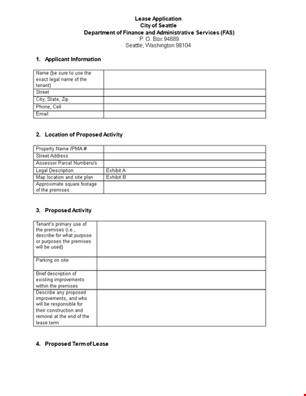 lease application form - get insurance, liability coverage, and tenant agreement template