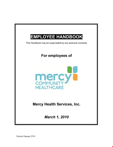 sample employee handbook template - create a comprehensive policy guide template