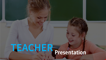 teacher powerpoint - create engaging presentations for the education industry | lorem, ipsum, dummy template