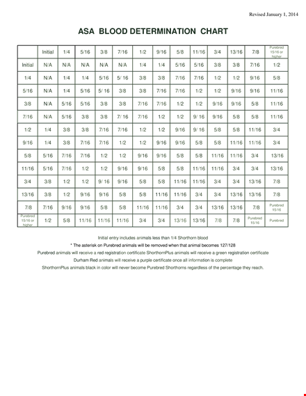 example of blood chart template