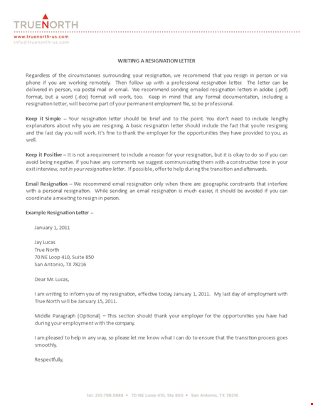 official resignation letter email - sample template for resignation letter via email template