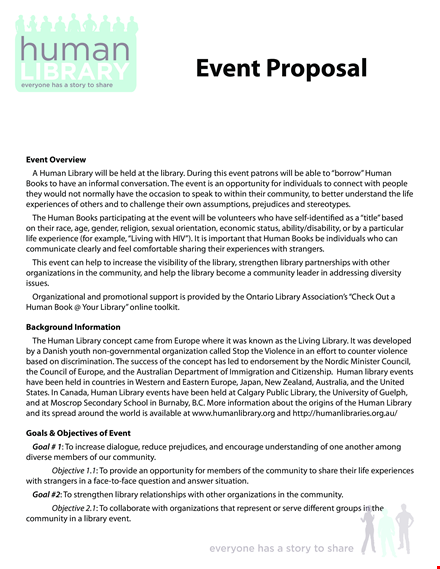 event sponsorship proposal template template