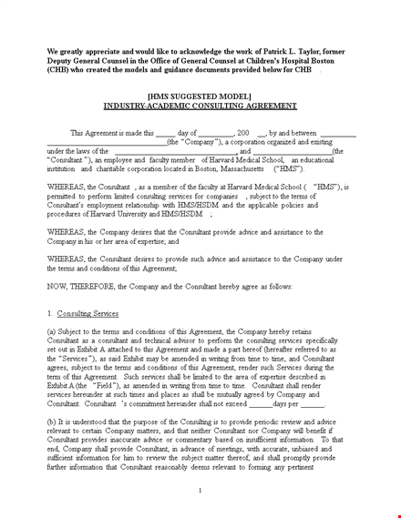 consultant work agreement template template