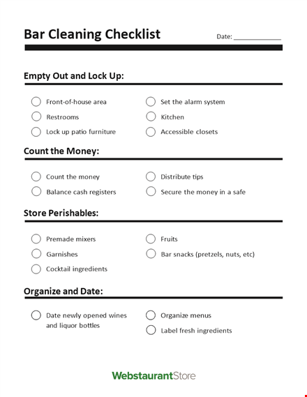 complete house cleaning checklist - simplify your cleaning routine template