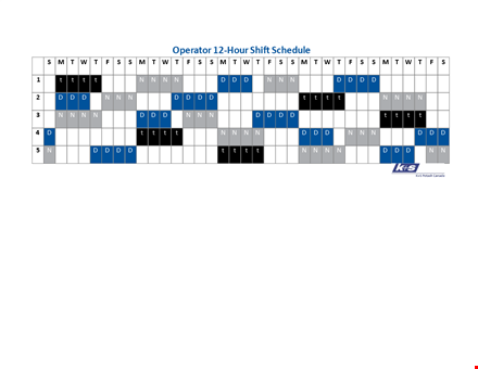 hourly shift schedule template template